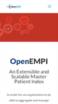 Mobile Screenshot of openempi.org